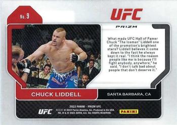 2022 Panini Prizm UFC - Silver #9 Chuck Liddell Back