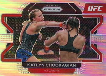 2022 Panini Prizm UFC - Silver #64 Katlyn Chookagian Front
