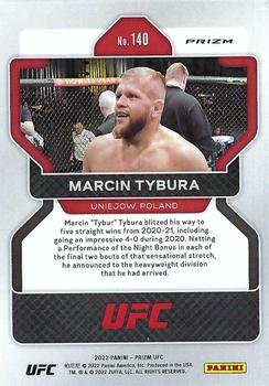 2022 Panini Prizm UFC - Silver #140 Marcin Tybura Back
