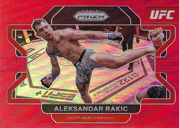 2022 Panini Prizm UFC - Red Prizms #15 Aleksandar Rakic Front