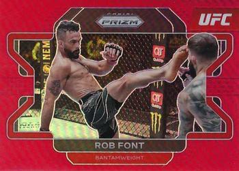 2022 Panini Prizm UFC - Red Prizms #20 Rob Font Front
