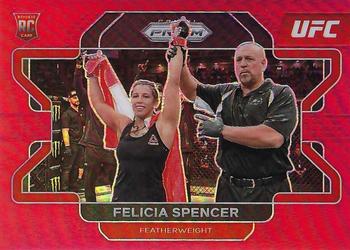 2022 Panini Prizm UFC - Red Prizms #41 Felicia Spencer Front