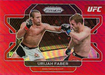 2022 Panini Prizm UFC - Red Prizms #42 Urijah Faber Front