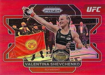 2022 Panini Prizm UFC - Red Prizms #52 Valentina Shevchenko Front