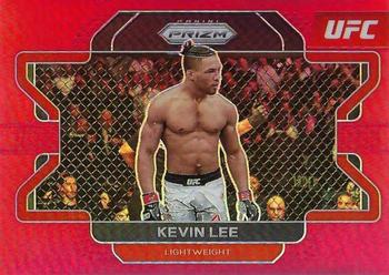 2022 Panini Prizm UFC - Red Prizms #84 Kevin Lee Front