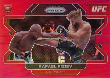 2022 Panini Prizm UFC - Red Prizms #98 Rafael Fiziev Front