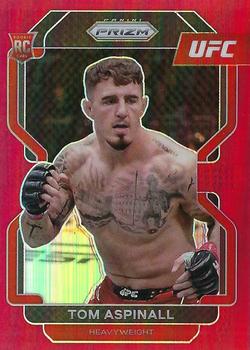 2022 Panini Prizm UFC - Red Prizms #134 Tom Aspinall Front
