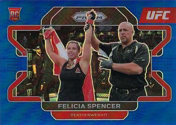 2022 Panini Prizm UFC - Blue Prizms #41 Felicia Spencer Front