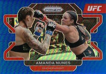 2022 Panini Prizm UFC - Blue Prizms #65 Amanda Nunes Front