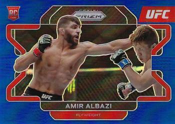 2022 Panini Prizm UFC - Blue Prizms #75 Amir Albazi Front