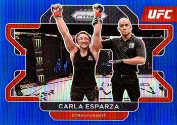 2022 Panini Prizm UFC - Blue Prizms #77 Carla Esparza Front