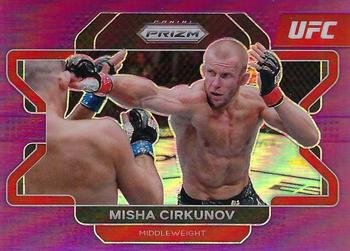 2022 Panini Prizm UFC - Purple Prizms #28 Misha Cirkunov Front