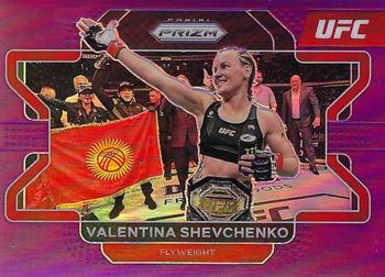 2022 Panini Prizm UFC - Purple Prizms #52 Valentina Shevchenko Front