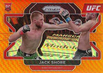 2022 Panini Prizm UFC - Orange Prizms #33 Jack Shore Front