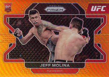 2022 Panini Prizm UFC - Orange Prizms #53 Jeff Molina Front