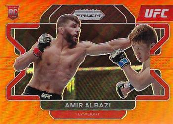 2022 Panini Prizm UFC - Orange Prizms #75 Amir Albazi Front