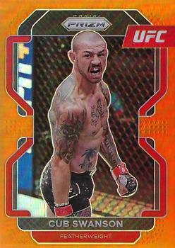 2022 Panini Prizm UFC - Orange Prizms #141 Cub Swanson Front