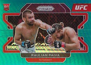2022 Panini Prizm UFC - Teal Prizms #10 Raulian Paiva Front