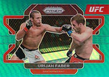 2022 Panini Prizm UFC - Teal Prizms #42 Urijah Faber Front