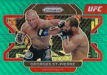 2022 Panini Prizm UFC - Teal Prizms #61 Georges St-Pierre Front
