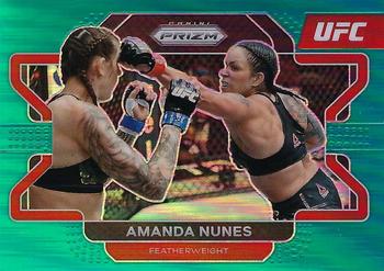2022 Panini Prizm UFC - Teal Prizms #65 Amanda Nunes Front