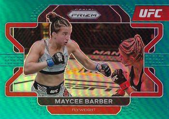 2022 Panini Prizm UFC - Teal Prizms #96 Maycee Barber Front