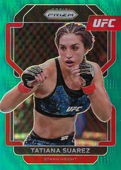 2022 Panini Prizm UFC - Teal Prizms #128 Tatiana Suarez Front