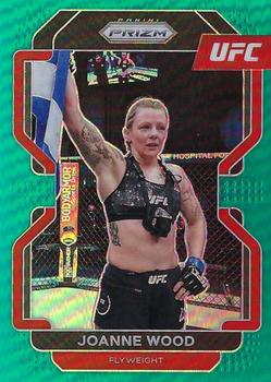 2022 Panini Prizm UFC - Teal Prizms #195 Joanne Wood Front