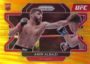 2022 Panini Prizm UFC - Gold Prizms #75 Amir Albazi Front