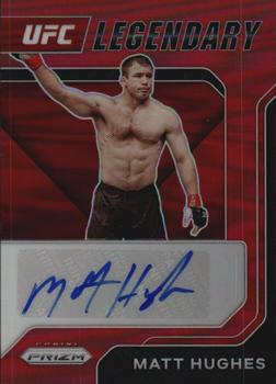 2022 Panini Prizm UFC - Legendary Signatures Red #LS-MHS Matt Hughes Front