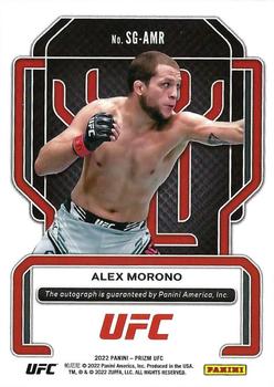 2022 Panini Prizm UFC - Signatures #SG-AMR Alex Morono Back