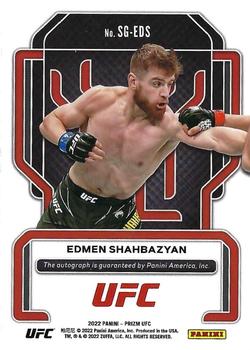 2022 Panini Prizm UFC - Signatures #SG-EDS Edmen Shahbazyan Back