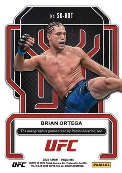 2022 Panini Prizm UFC - Signatures #SG-BOT Brian Ortega Back