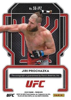 2022 Panini Prizm UFC - Signatures #SG-JPZ Jiri Prochazka Back