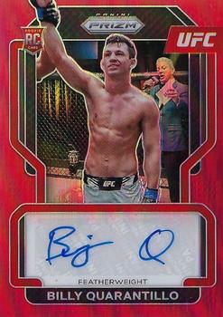 2022 Panini Prizm UFC - Signatures Red #SG-BQL Billy Quarantillo Front
