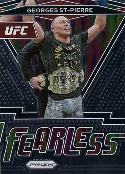 2022 Panini Prizm UFC - Fearless #24 Georges St-Pierre Front