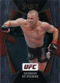 2022 Panini Select UFC #108 Georges St-Pierre Front