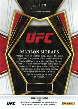 2022 Panini Select UFC #142 Marlon Moraes Back