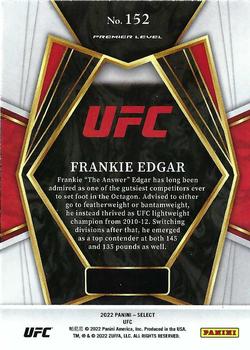 2022 Panini Select UFC #152 Frankie Edgar Back