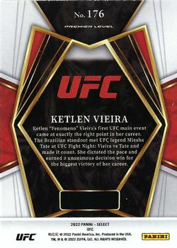 2022 Panini Select UFC #176 Ketlen Vieira Back