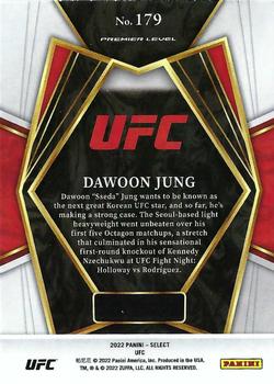 2022 Panini Select UFC #179 Dawoon Jung Back