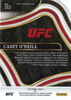 2022 Panini Select UFC #212 Casey O'Neill Back