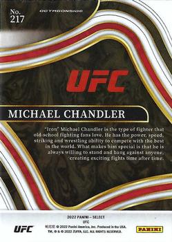 2022 Panini Select UFC #217 Michael Chandler Back
