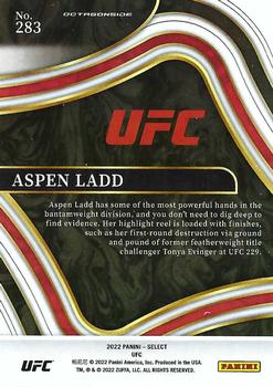 2022 Panini Select UFC #283 Aspen Ladd Back
