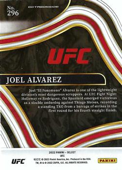 2022 Panini Select UFC #296 Joel Alvarez Back