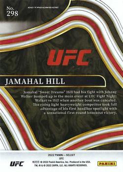 2022 Panini Select UFC #298 Jamahal Hill Back