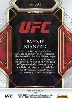 2022 Panini Select UFC #331 Pannie Kianzad Back