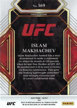 2022 Panini Select UFC #369 Islam Makhachev Back