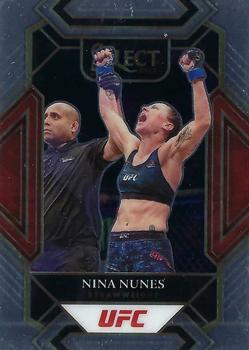 2022 Panini Select UFC #374 Nina Nunes Front