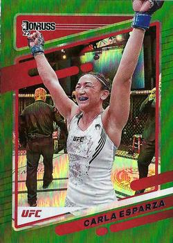 2022 Donruss UFC - Green Flood #65 Carla Esparza Front